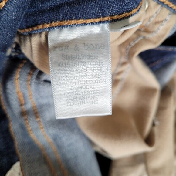 Rag & Bone Cate Ankle Mid Rise Skinny Jeans - Picture 7 of 8